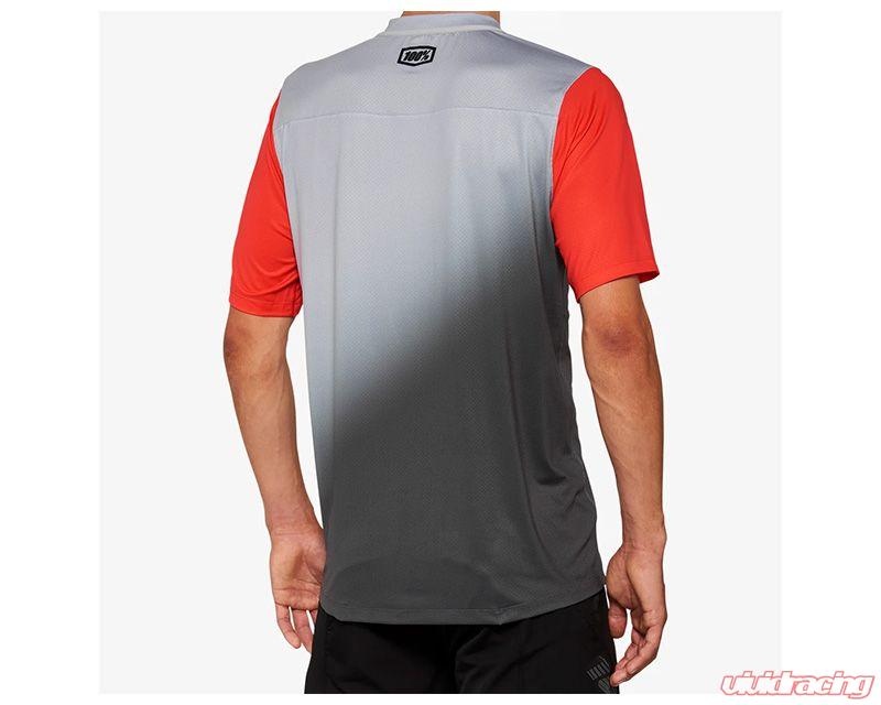 Picture of 100 Percent 40011-00013 Celium Jersey&#44; Grey & Red - Extra Large