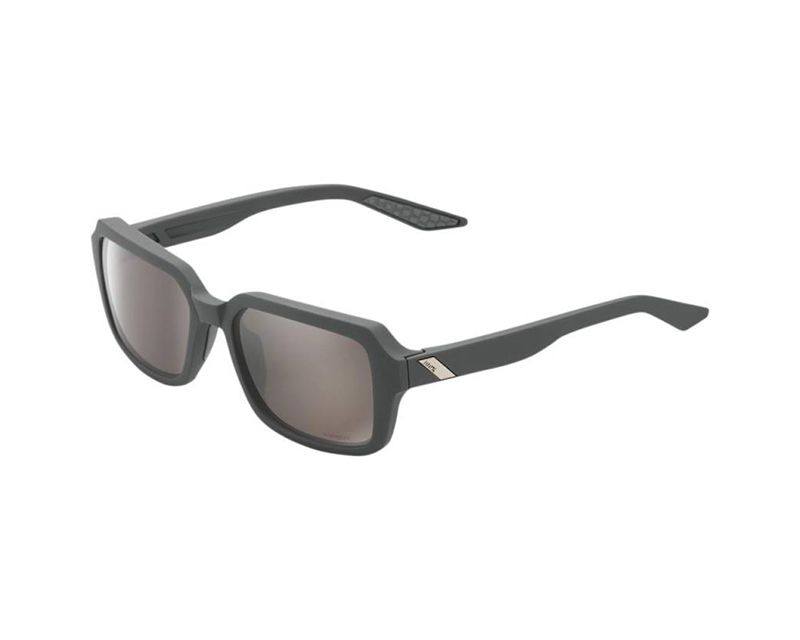 Picture of 100 Percent 61044-404-01 Rideley Sunglasses&#44; Soft Tact Cool Grey & Hiper Silver Lens