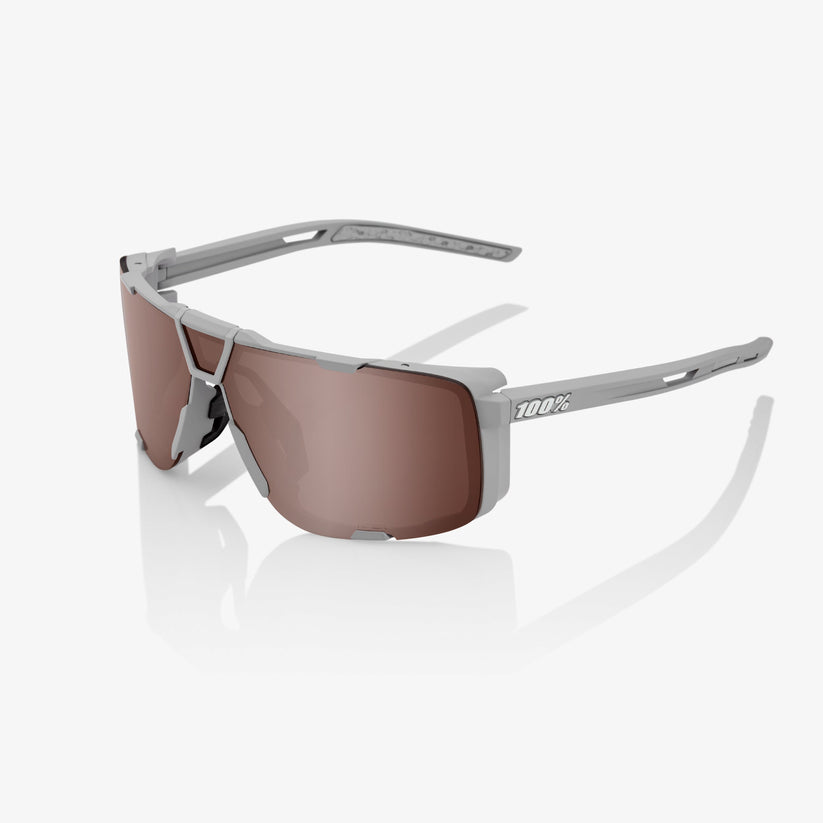 Picture of 100 Percent 61045-469-01 Eastcraft Sunglasses&#44; Soft Tact Cool Grey & Hiper Crimson Silver Mirror Lens