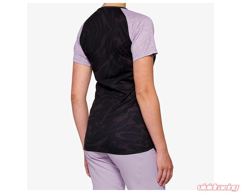 Picture of 100 Percent 40015-00007 Womens Airmatic Jersey&#44; Black & Lavender - Extra Large