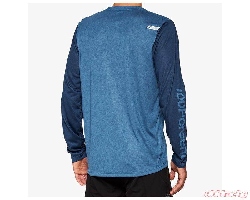 Picture of 100 Percent 40019-00016 Airmatic Long Sleeve Jersey&#44; Slate Blue - Medium