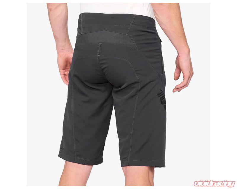 Picture of 100 Percent 40021-00017 Airmatic Shorts&#44; Charcoal - Size 34