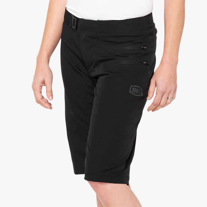 Picture of 100 Percent 40023-00000 Womens Airmatic Shorts&#44; Black - Small