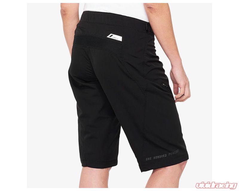 Picture of 100 Percent 40023-00002 Womens Airmatic Shorts&#44; Black - Large