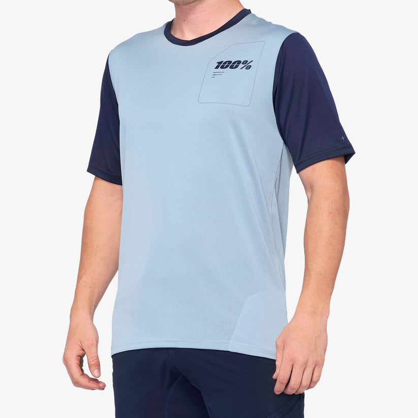 Picture of 100 Percent 40027-00010 Ridecamp Jersey&#44; Slate Blue & Navy - Small