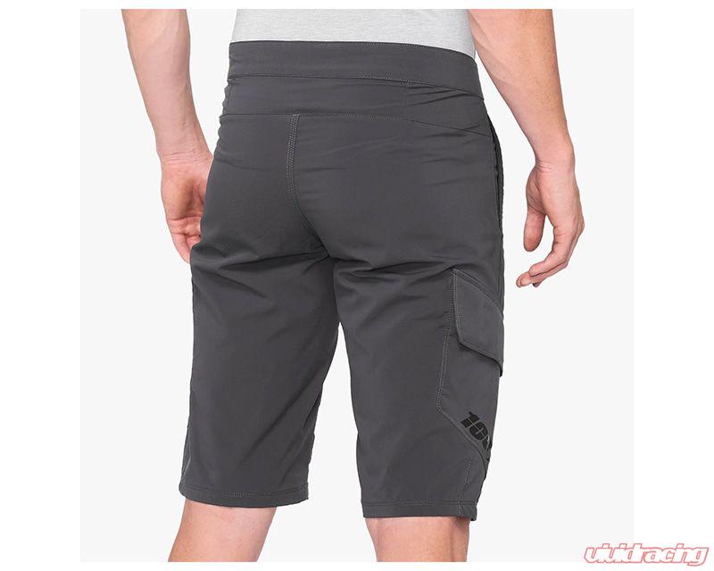 Picture of 100 Percent 40029-00012 Ridecamp Shorts&#44; Charcoal - Size 38