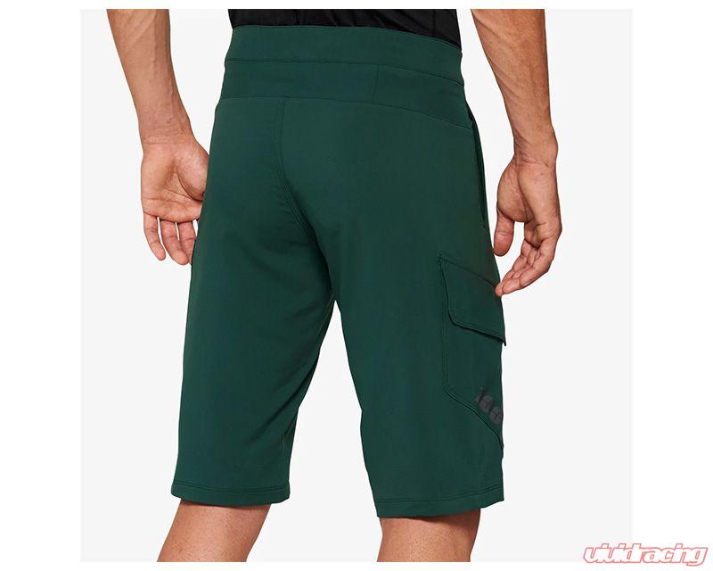 Picture of 100 Percent 40029-00019 Ridecamp Shorts&#44; Forest Green - Size 38