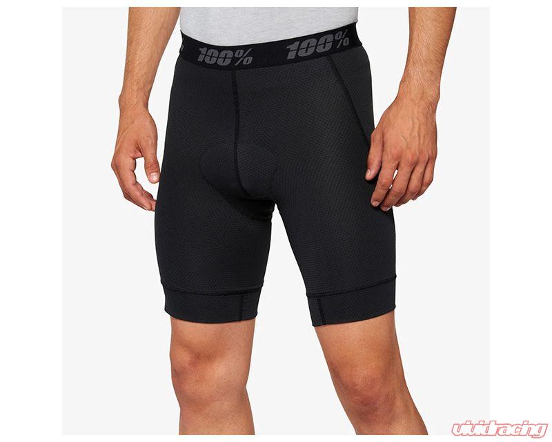 Picture of 100 Percent 40030-00004 Ridecamp Shorts with Liner&#44; Black - Size 36