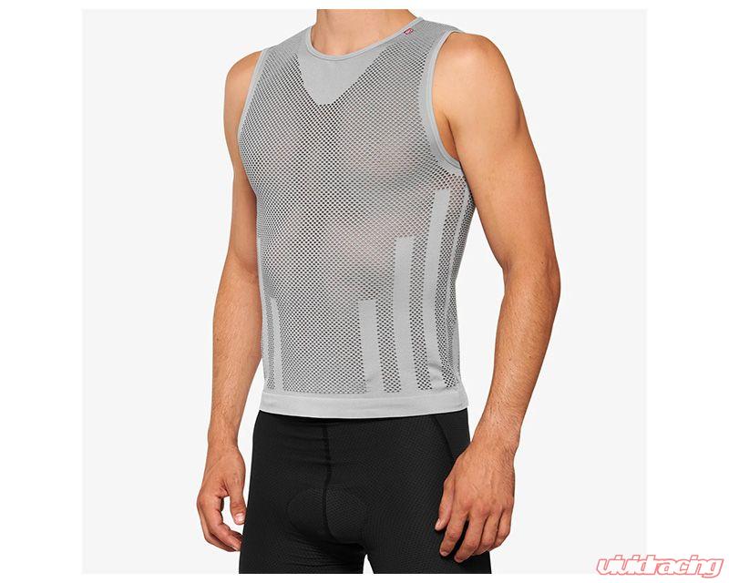 Picture of 100 Percent 40044-00001 Zephyr Cooling Tank T-Shirt&#44; Grey - Large & Extra Large