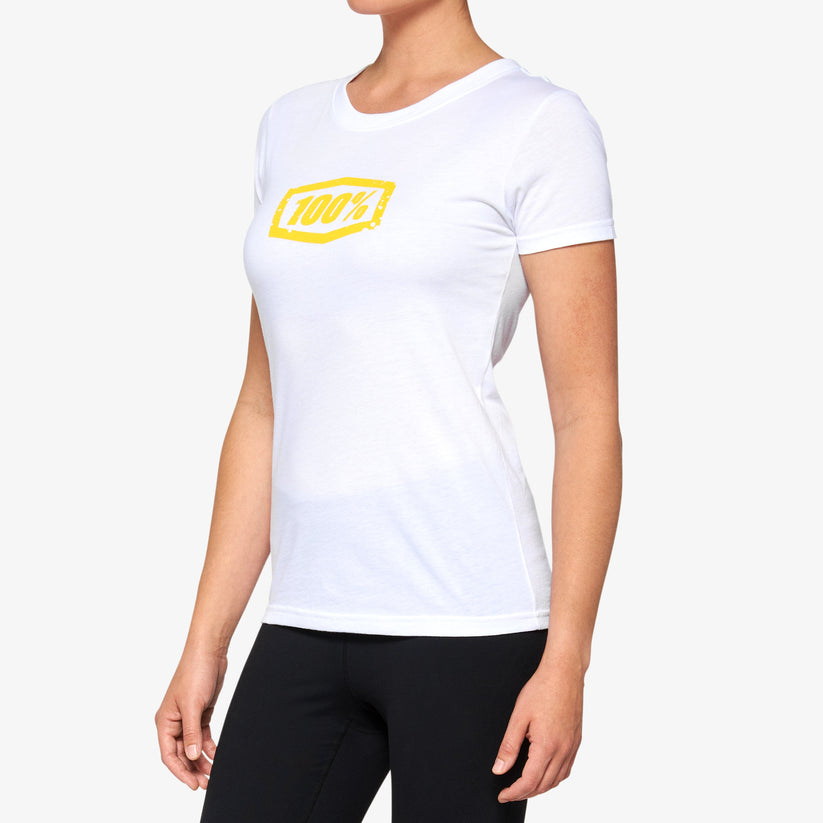 Picture of 100 Percent 20002-00008 Womens Avalanche T-Shirt&#44; White - Small