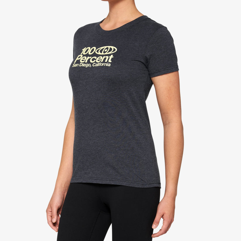 Picture of 100 Percent 20002-00012 Womens SD T-Shirt&#44; Navy Heather - Small