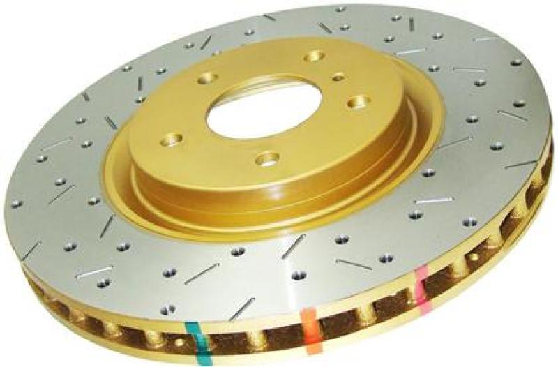 Front Drilled & Slotted 4000 Series Rotor for 2017 Subaru STi