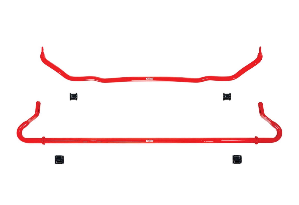 Front & Rear Anti-Roll Bar Kit for 2015 Subaru WRX 2.0L Turbo, Red