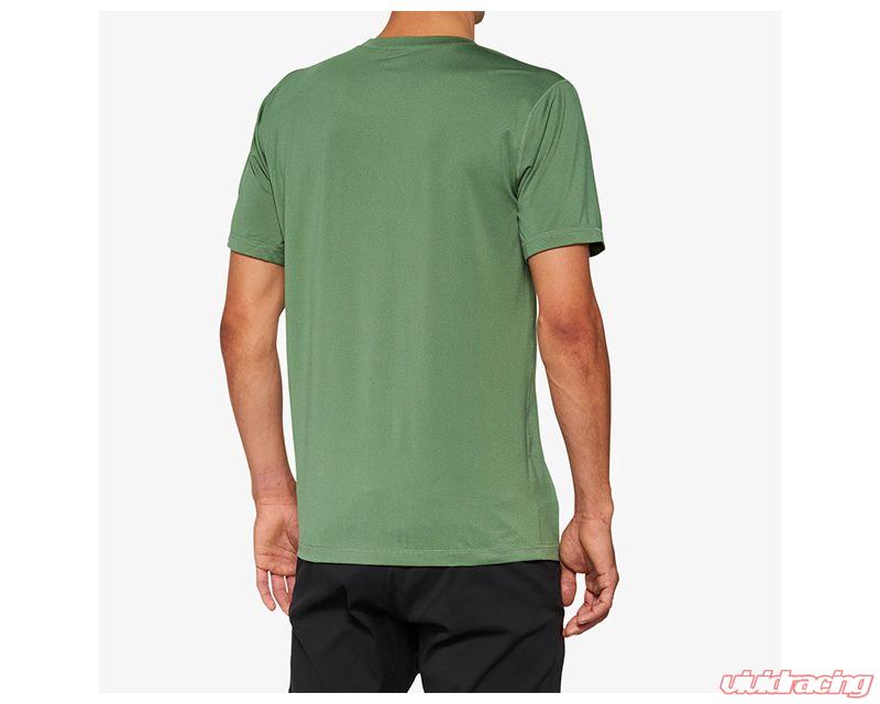 Picture of 100 Percent 20014-00018 Mission Athletic T-Shirt&#44; Olive - Extra Large