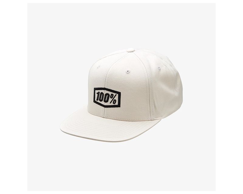 Picture of 100 Percent 20044-00006 Icon Snapback Hat&#44; Silver Grey - One Size Fits Most