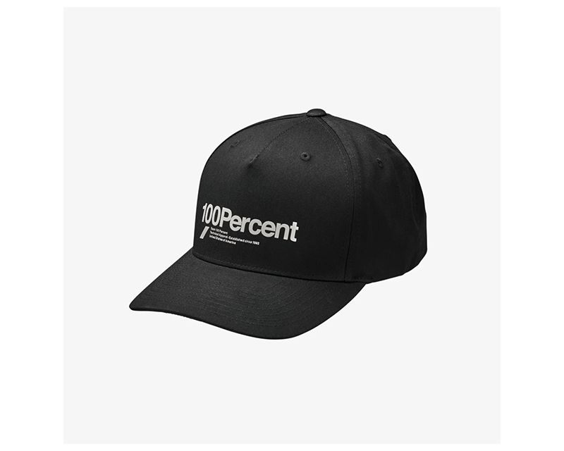 Picture of 100 Percent 20044-00009 Manifesto Snapback Hat&#44; Black - One Size Fits Most