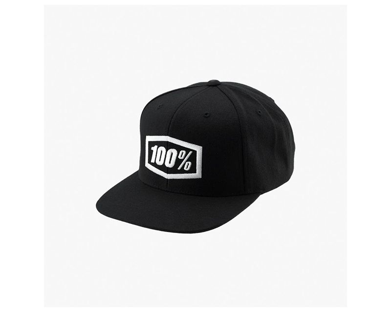 Picture of 100 Percent 20047-00000 Icon Youth Snapback Hat&#44; Black - One Size Fits Most
