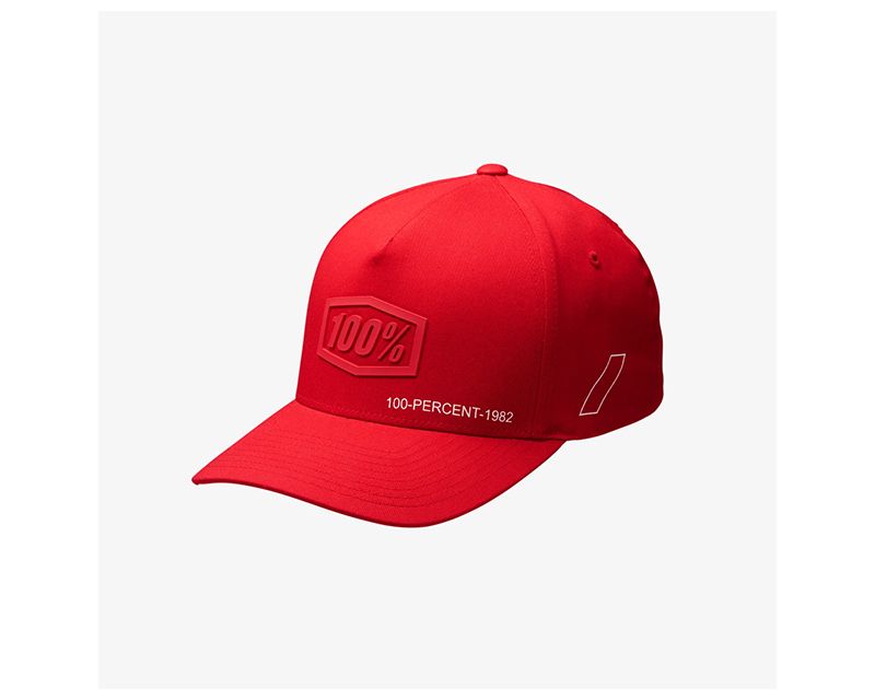 Picture of 100 Percent 20092-003-01 Shadow Youth Snapback Hat&#44; Red