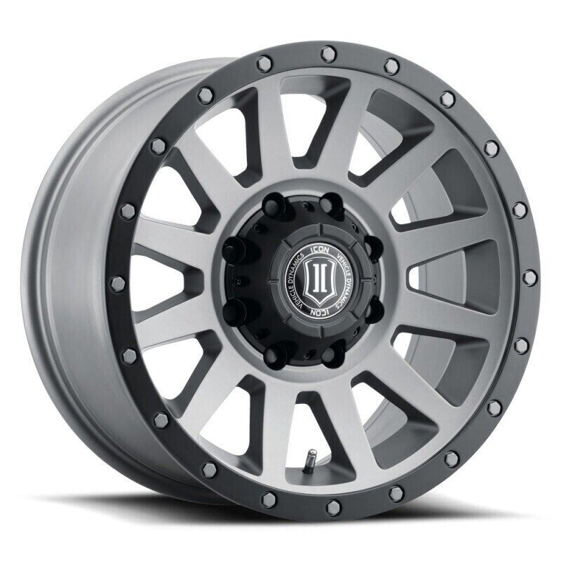 2018908152TT Compression HD 18 x 9 8 x 170 Bolt Pattern 6 mm Offset 5.25 in. Backspacing Wheel, Titanium