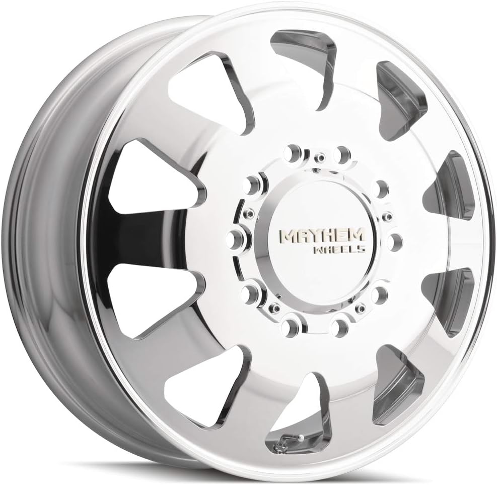8181-22820P 8181 Challenger Dually 22 x 8.25 10 x 225 Bolt Pattern 169 mm Offset 170.1 mm Hub Polished Wheel