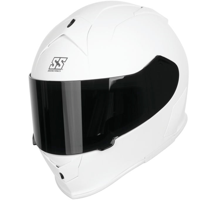 Picture of Speed & Strength 880493 SS900 Solid Speed Full Face Helmet&#44; Matte White - Small