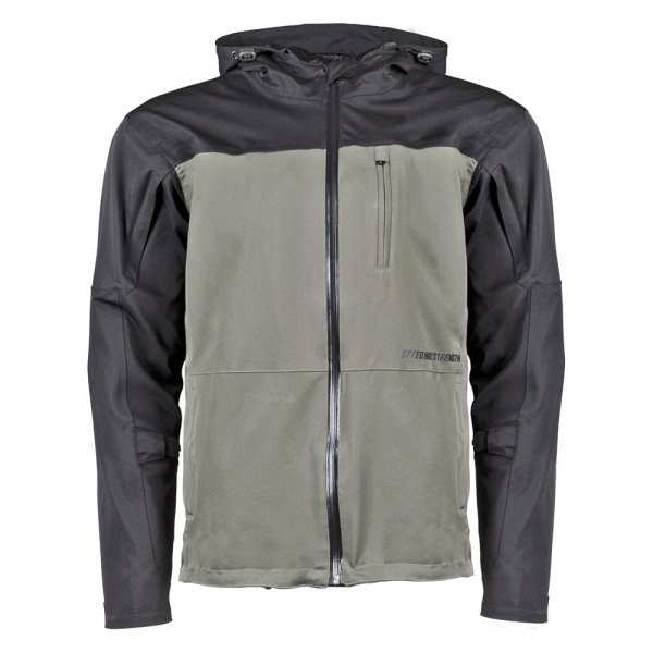 Men Fame Fort Jacket, Black & Olive - Large