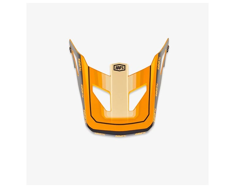 Picture of 100 Percent 89039-00004 Status Replacement Helmet Visor&#44; Orange & Black