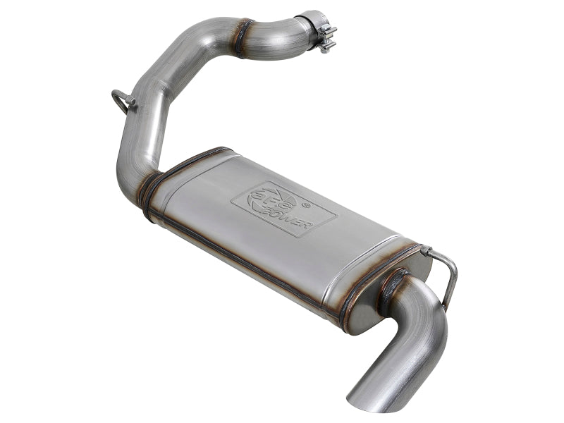aFe 49-48080 Mach Force-XP Hi-Tuck 3 in. 409 SS 2018-2020 Jeep Wrangler JL 2.0-3.6 Axle-Back Exhaust