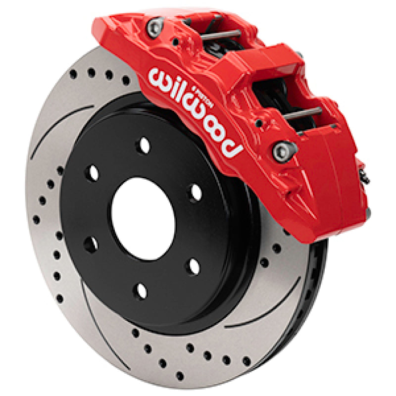 2010-2014 Ford F-150 Raptor Aero6-DM Front Brake Kit, Red