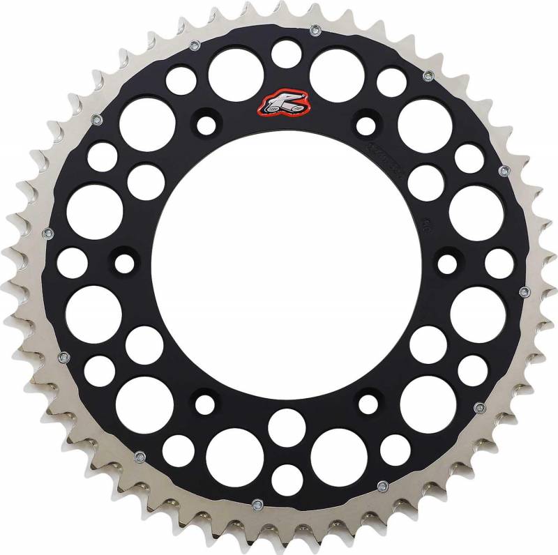 Twinring Heavy Duty Rear Grooved Sprocket, Black - 50 Teeth