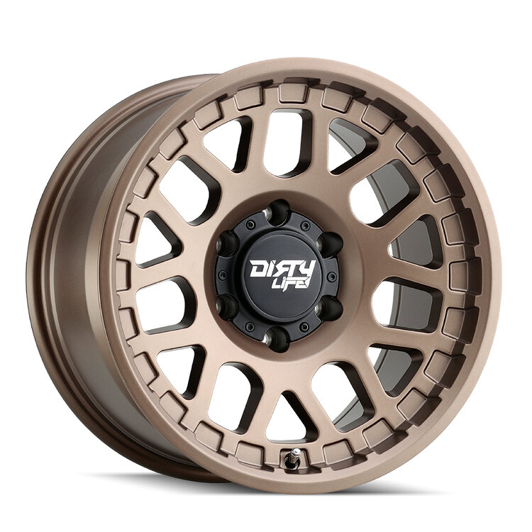 17 x 9 in. Mesa 12 mm Offset 106 mm Hub Wheel, Dark Bronze