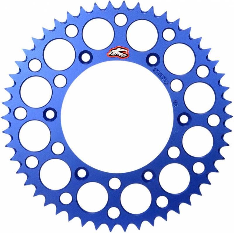 Ultralight Rear Grooved Sprocket, Blue - 51 Teeth