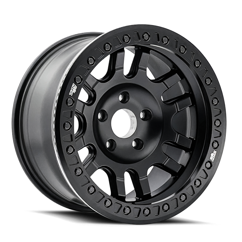 17 x 9 in. Canyon Race 12 mm Offset 130.8 mm Hub Wheel, Matte Black