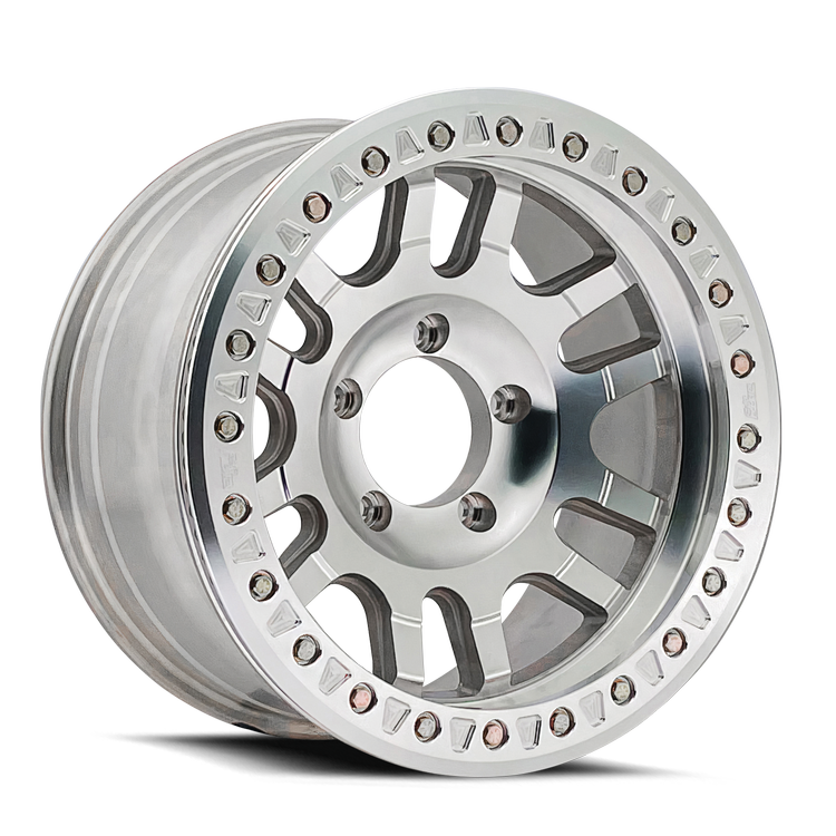 17 x 9 in. Canyon Race 12 mm Offset 106 mm Hub Machined Wheel