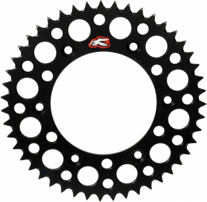 Twinring Heavy Duty Rear Grooved Sprocket, Black - 48 Teeth