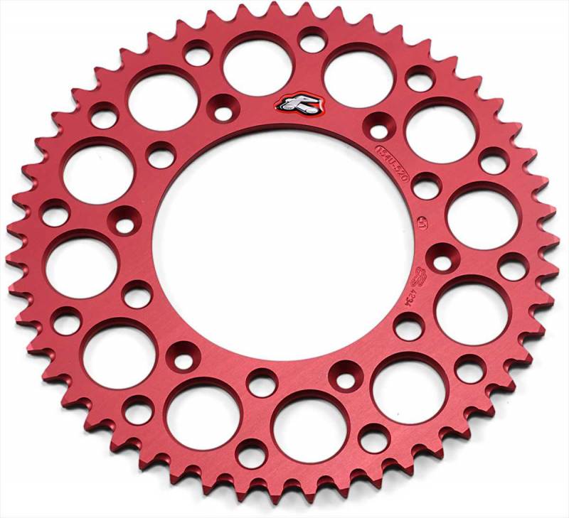 154U-520-51GRRD Ultralight Rear Sprocket, Red - 51 Teeth