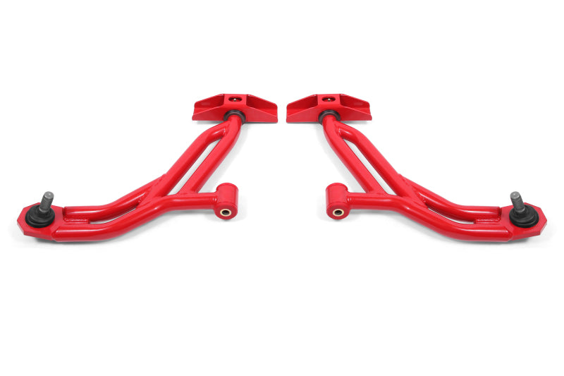 AA754R 2010-2014 Ford Mustang & Shelby GT500 Non-Adjustable Lower A-Arms, Red