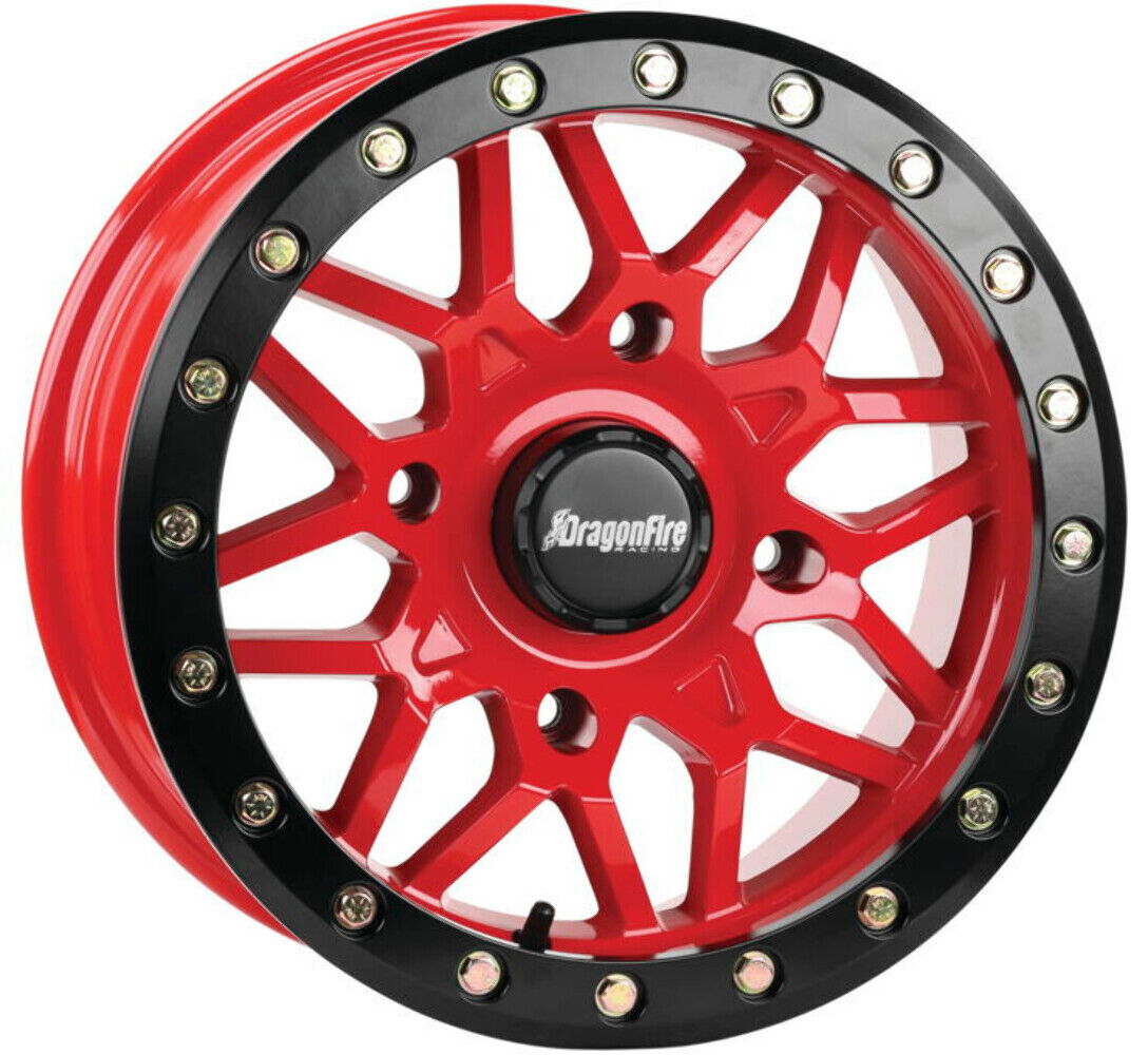 14 x 7 in. 4-156 Typhon Wheels, Red