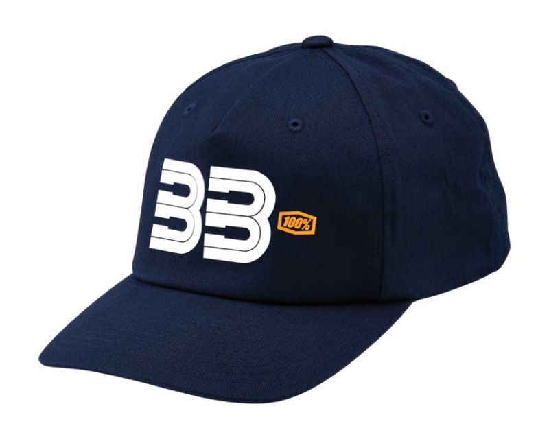 Picture of 100 Percent BB-20039-015-17 BB33 Xfit Hat&#44; Navy - Small & Medium