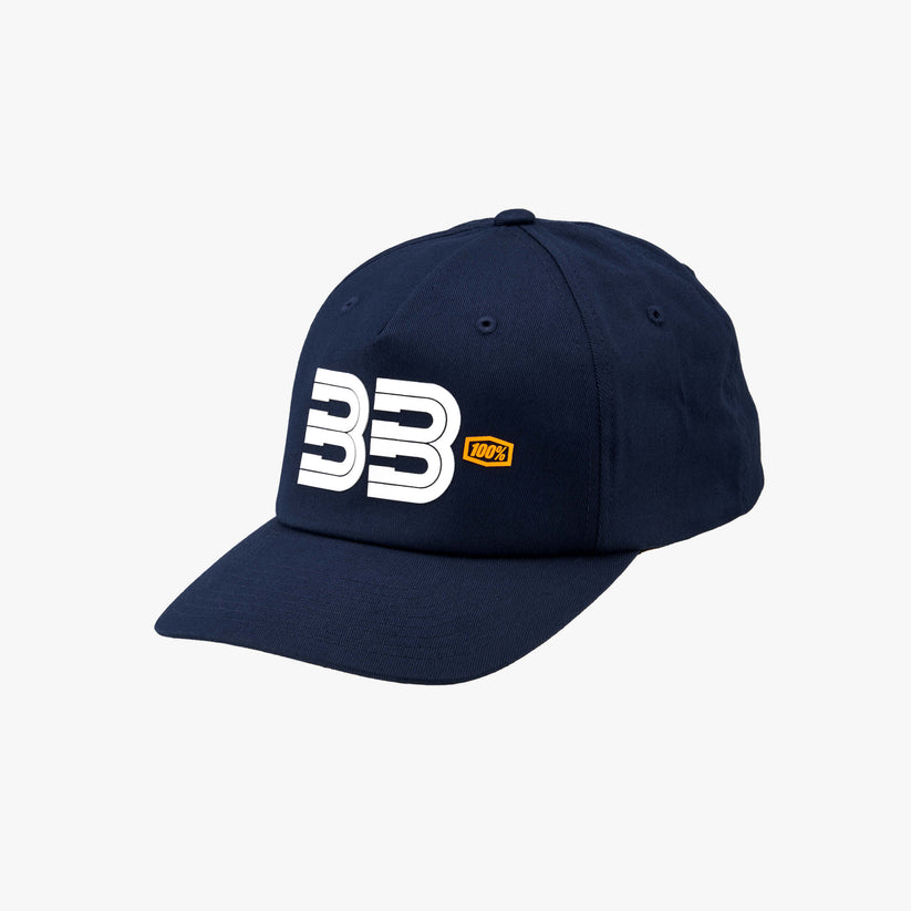 Picture of 100 Percent BB-20039-015-18 BB33 X-Fit Hat&#44; Navy - Large & Extra Large