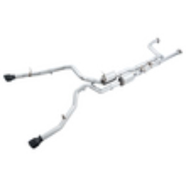 Cat-Back Exhaust foe 2021 Ram 1500 TRX 0FG, Diamond Black Tips