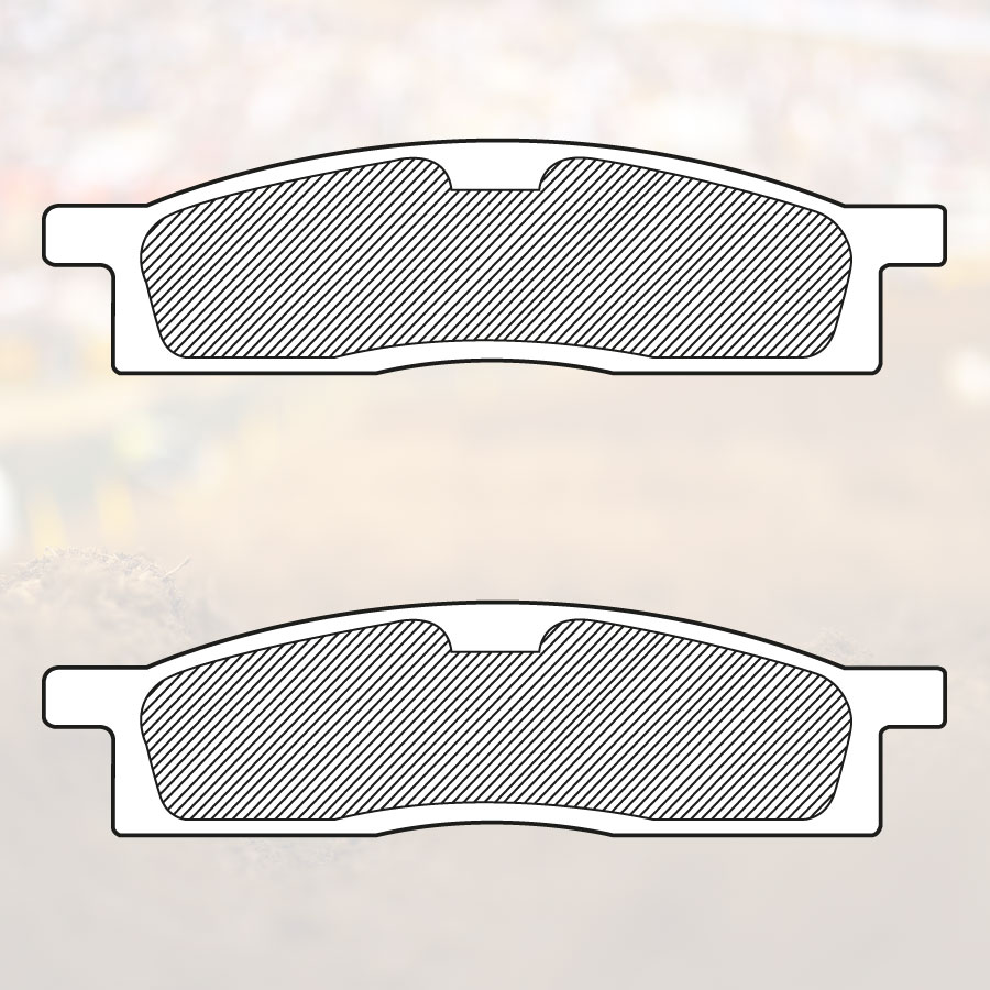 BP-109 Work Front Brake Pads for Yamaha