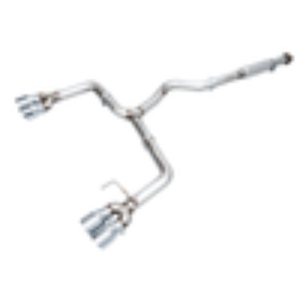 Track Edition Exhaust for 2022 Plus VB Subaru WRX, Chrome Silver Tips