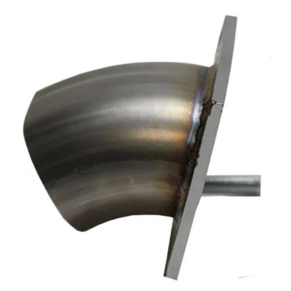313540 3 in. 45 deg. Angle True Oval Turn Down