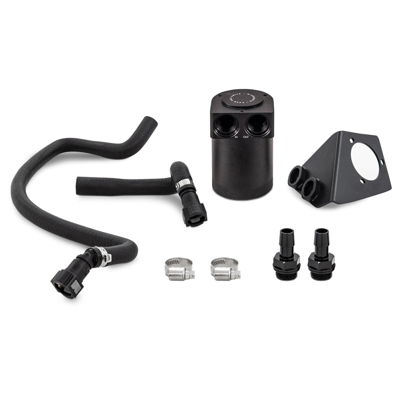 MMBCC-C8-20P Baffled Oil Catch Can Kit for 2020 Plus Chevrolet Corvette C8, Black