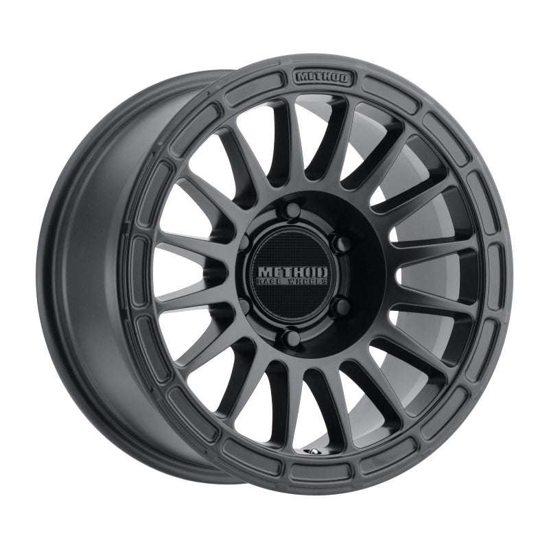 17 x 7.5 in. Plus 25 mm Offset 6 x 5.5 in. Bolt Pattern 106.25 mm Center Bore MR314 Wheel, Matte Black