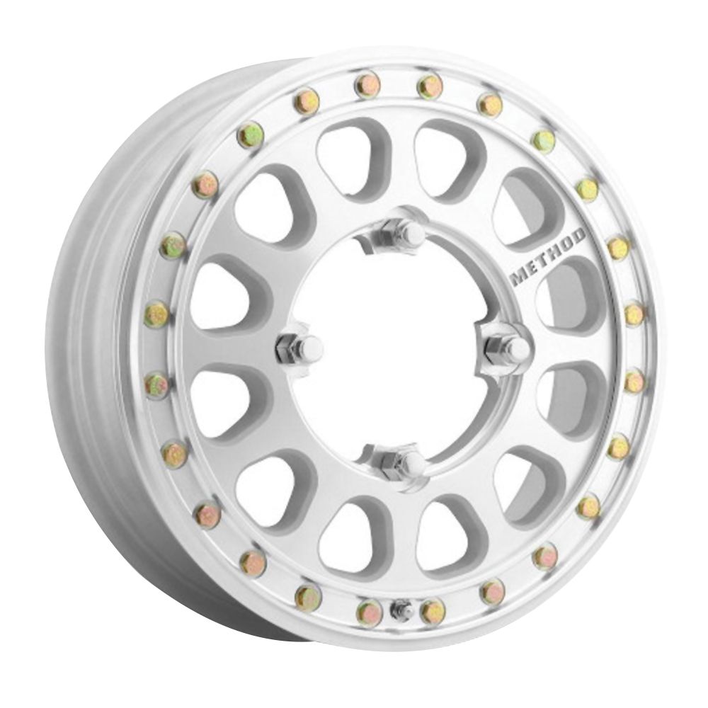 15 x 5 in. 40 mm Offset 5 x 4.5 in. Bolt Pattern 72 mm Center Bore MR401-R UTV Beadlock Wheel, Machined Raw