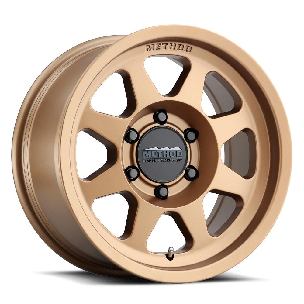 MR70179050912N 17 x 9 in. -12 mm Offset 5 x 5 in. Bolt Pattern 71.5 mm Center Bore MR701 Wheel, Bronze