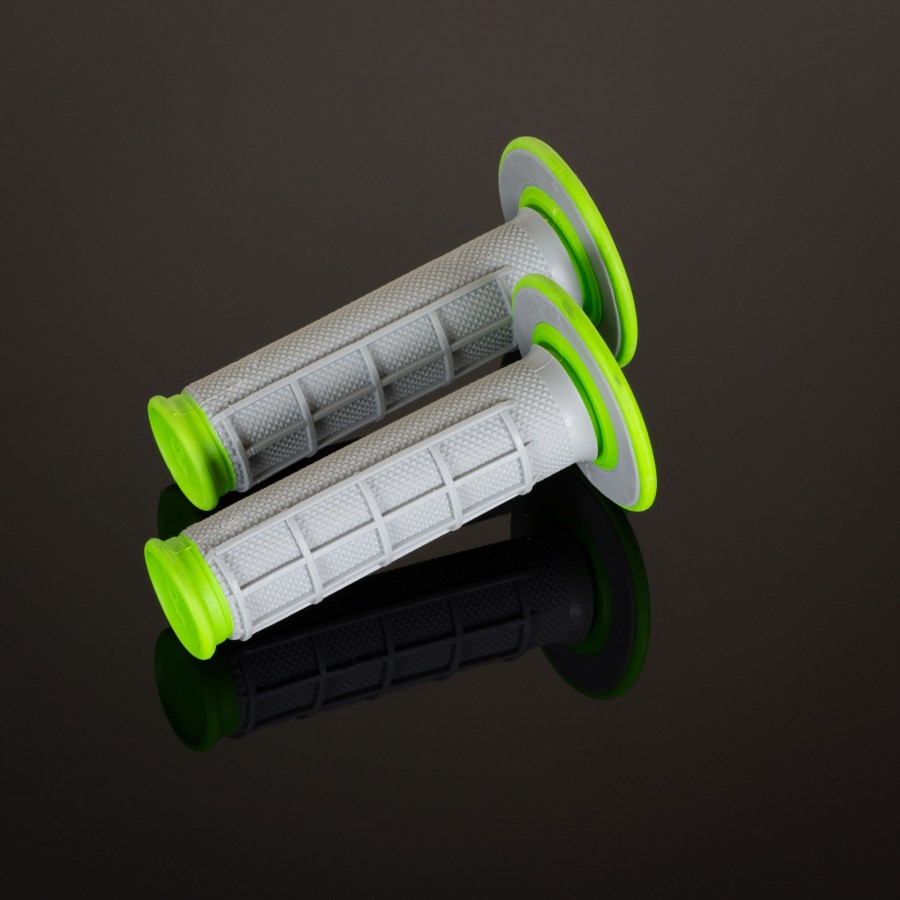 Dual Diamond & Waffle Grips, Green