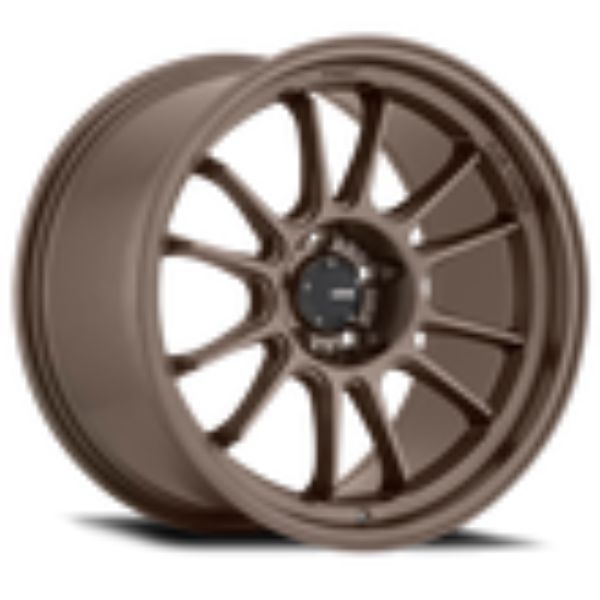 18 x 8.5 in. 5 x 100 mm Bolt Pattern 38 mm Offset Hypergram Race Wheel, Bronze